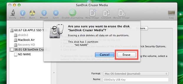 mac os x disk utility best format for wd passport